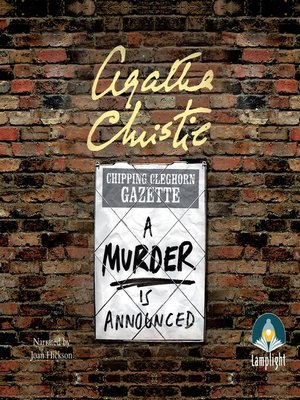 cover image of A Murder is Announced